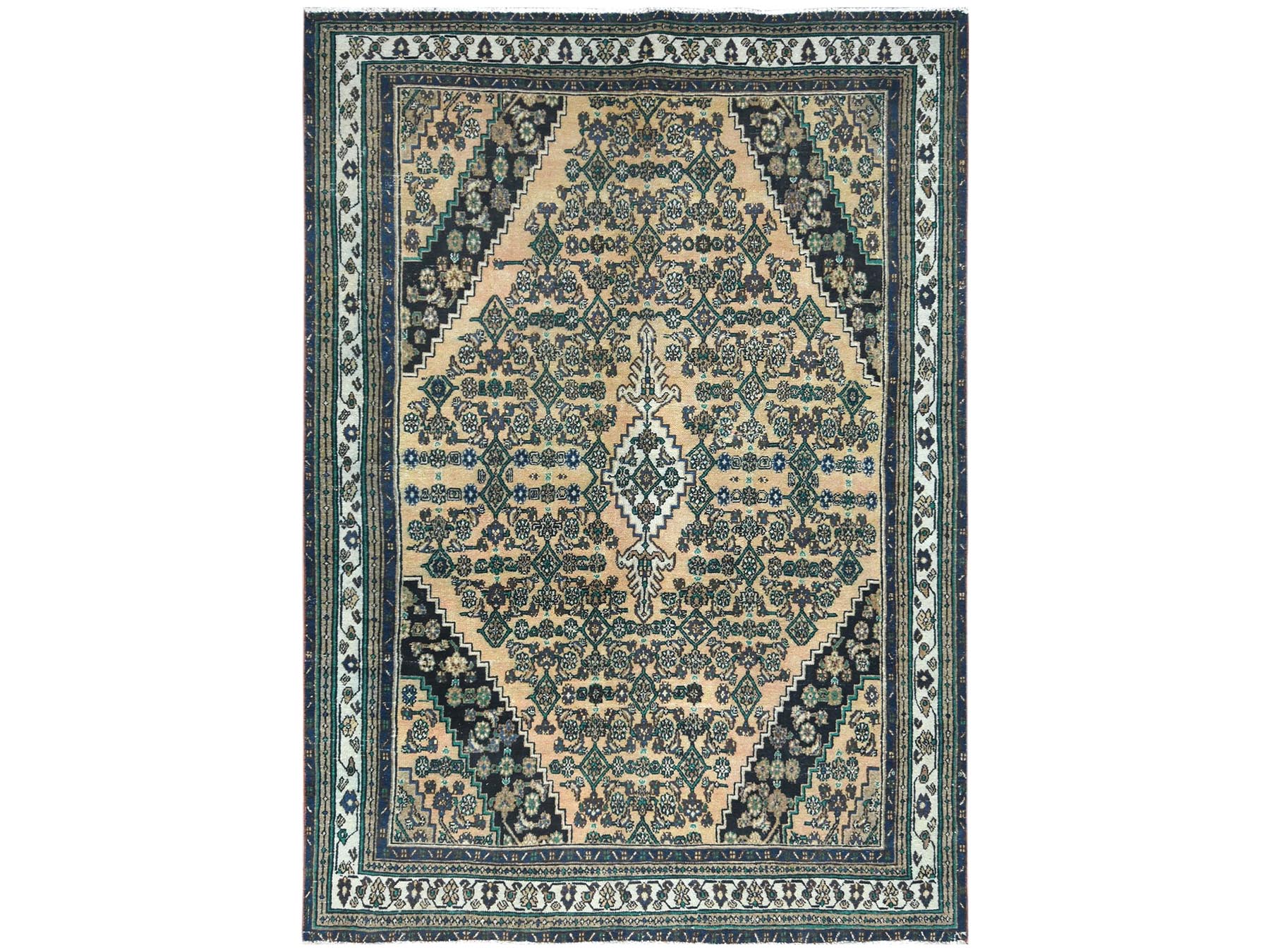 Overdyed & Vintage Rugs LUV730530